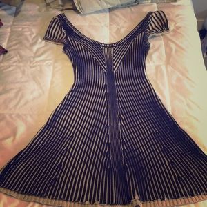 Free people black and white dress